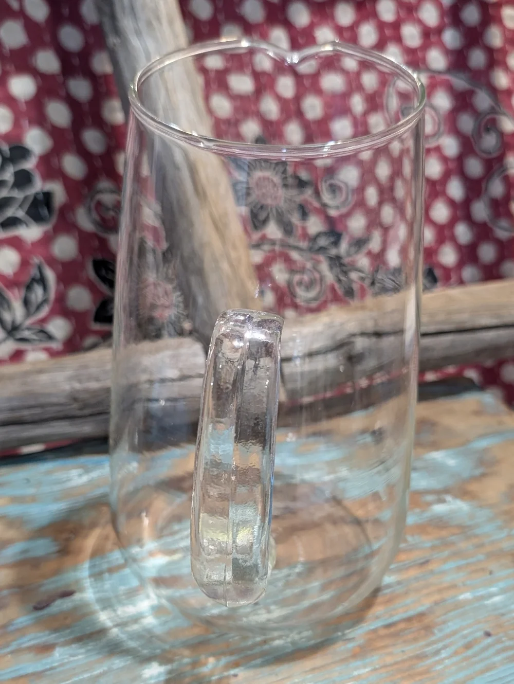 Pyrex Glass Pitcher W Handle - Picture 4 of 9